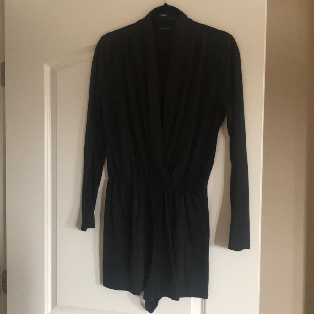 Long sleeve drapey romper